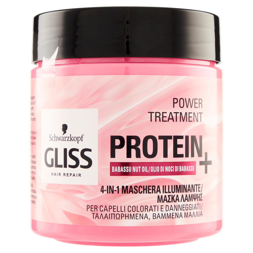 Gliss Hair Repair Protein+ 4-in-1 Maschera Illuminante 400 ml, , large image number null