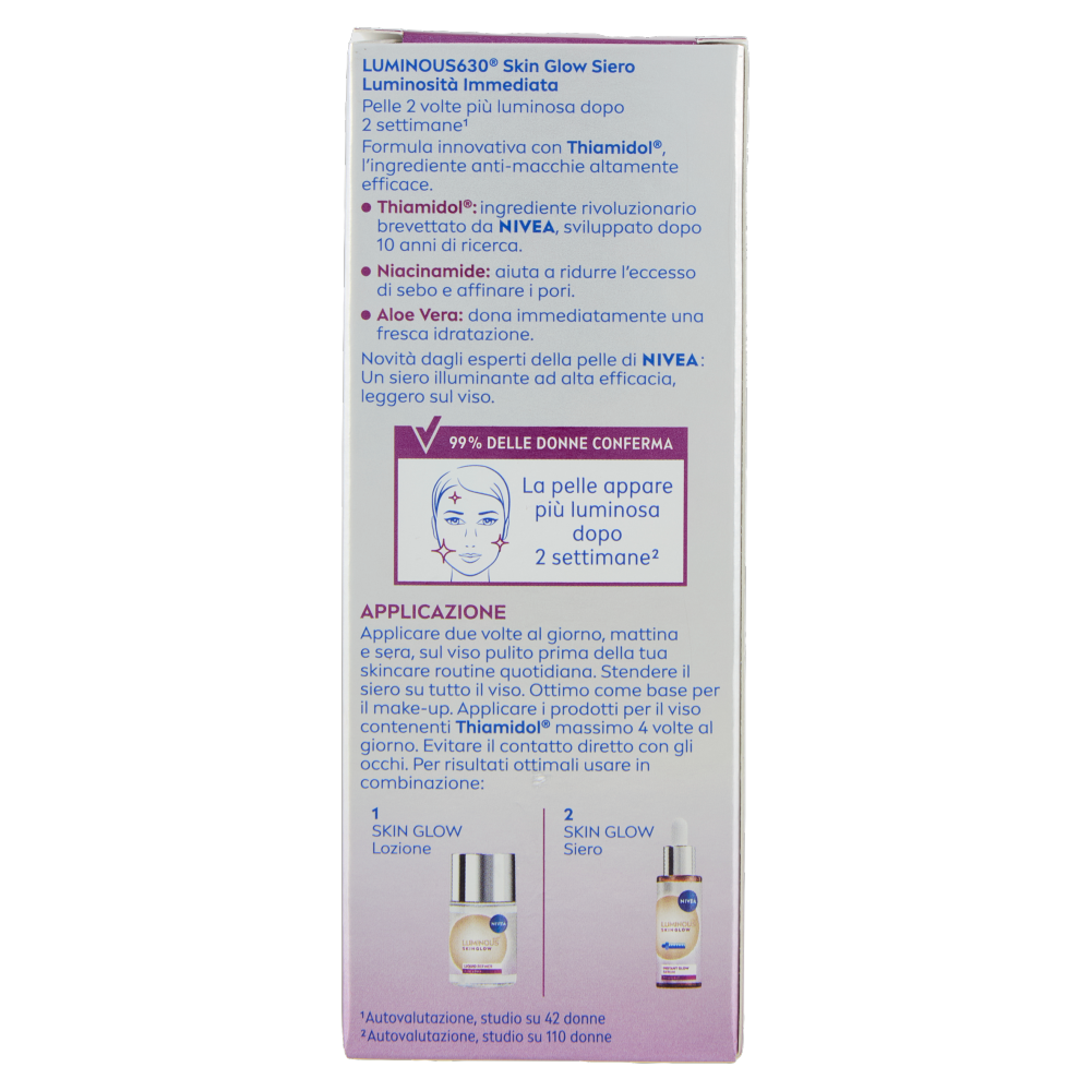 Nivea Luminous630 Skin Glow Siero Luminosit&agrave; Immediata 30 ml, , large