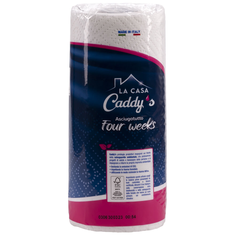 Caddy's Asciugatutto Four Weeks 4 Rotoli, , large