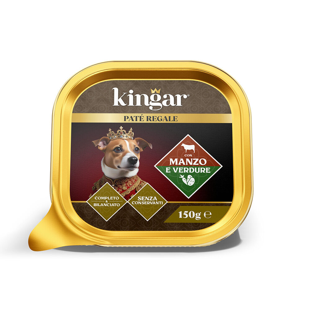 Kingar Pat&egrave; Regale Manzo e Verdure, , large