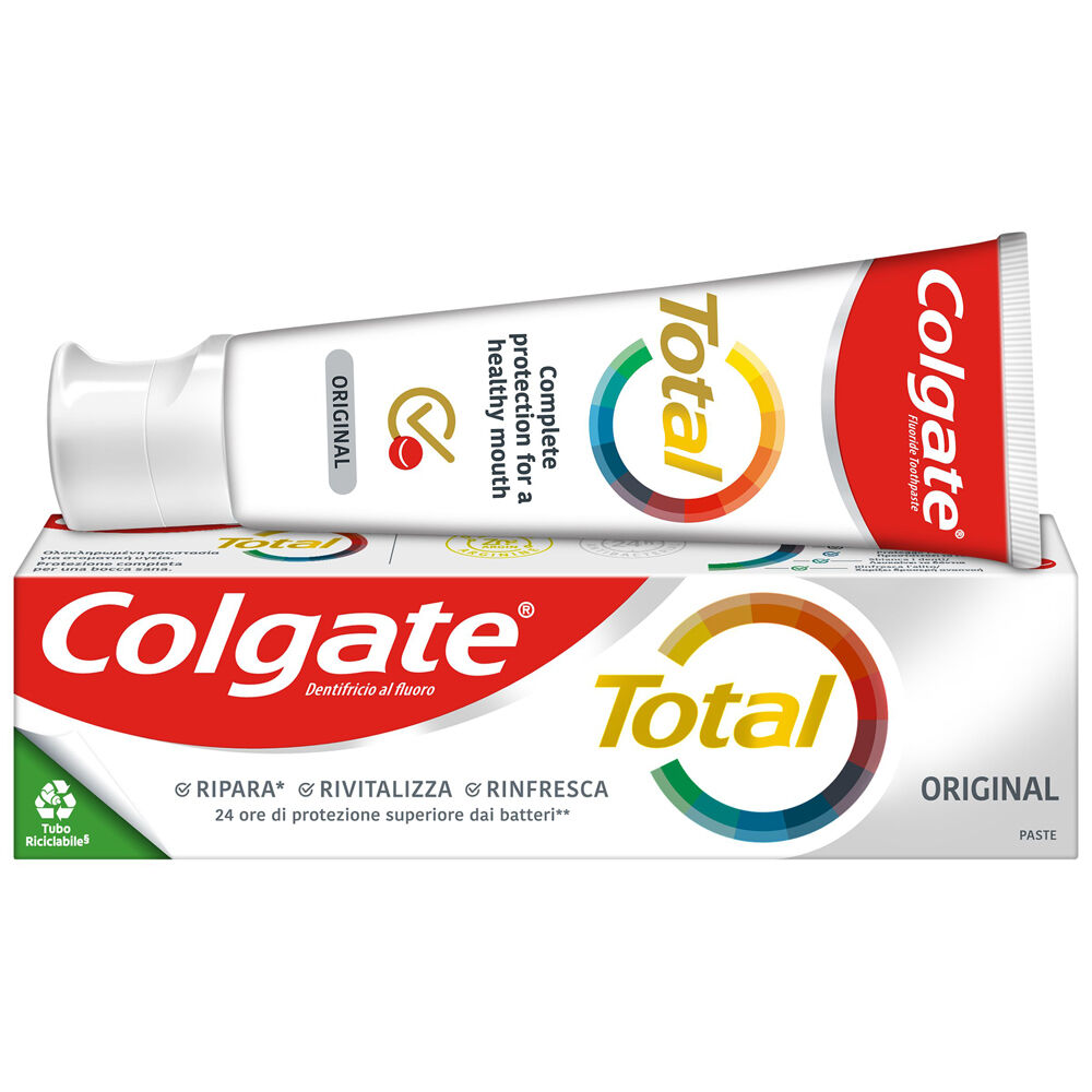 Colgate Dentifricio Total Original Protezione Completa 24h 75 ml - -