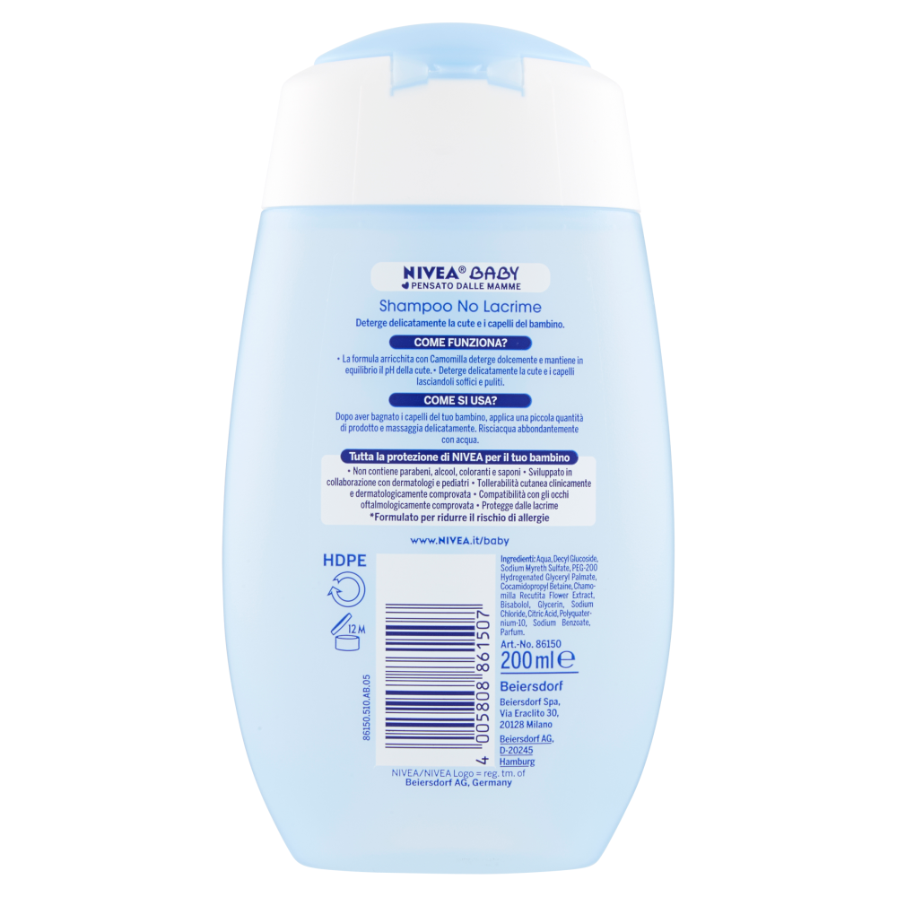 Nivea Baby No Lacrime Shampoo 200 ml, , large