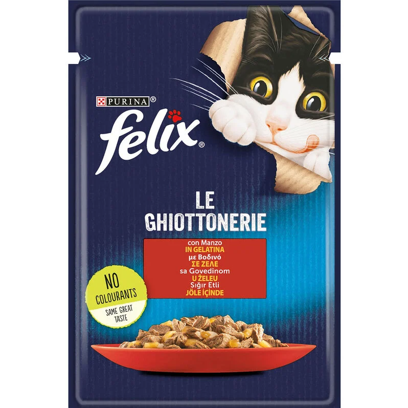 Felix Le Ghiottonerie Manzo in Gelatina 100 g - -