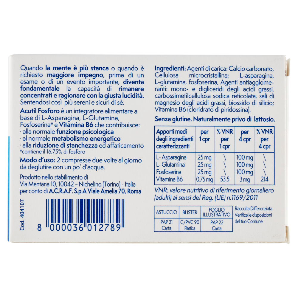 Acutil Fosforo Advance 50 Compresse, , large