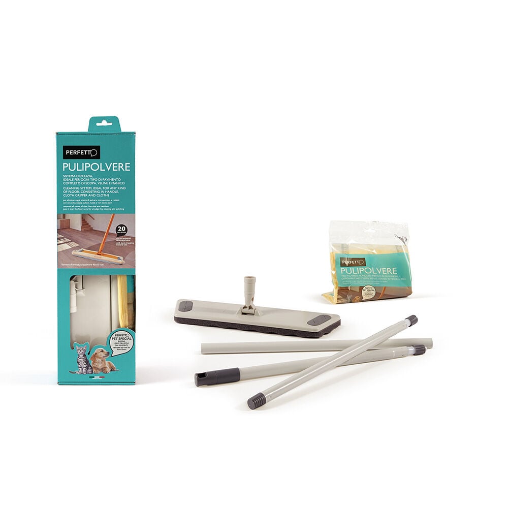 Scopa Pulipolvere Con Manico