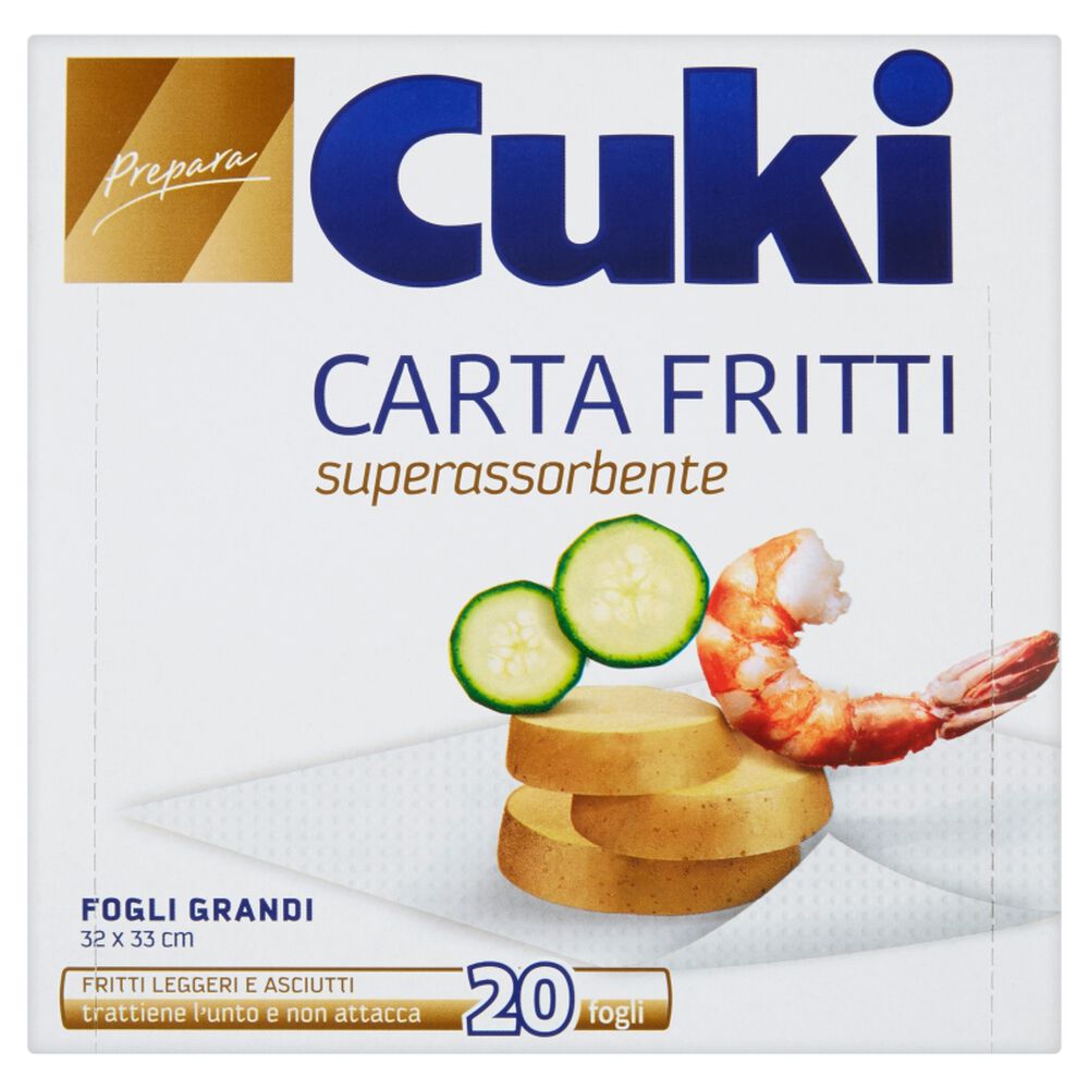 Cuki Carta Fritti 20 Fogli, , large