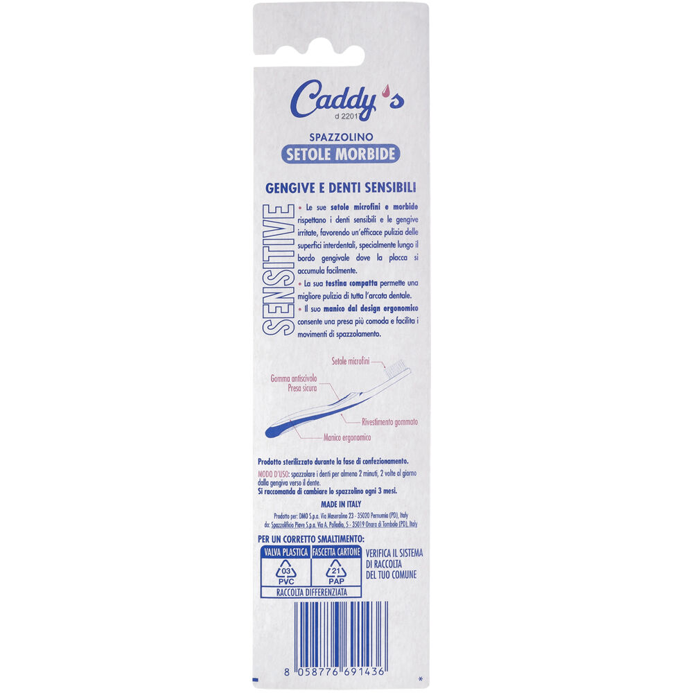Caddy's Sensitive Spazzolino Setole Morbide, , large