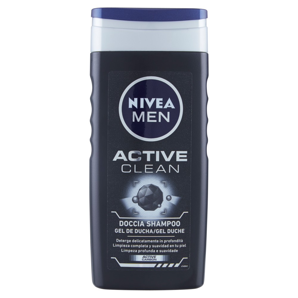 Nivea Men Active Clean Doccia Shampoo 250 ml, , large
