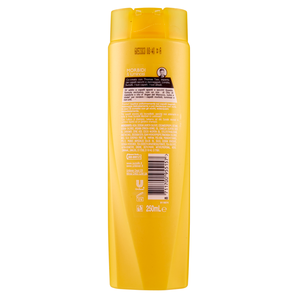 Sunsilk Shampoo Morbidi & Luminosi 250 ml, , large