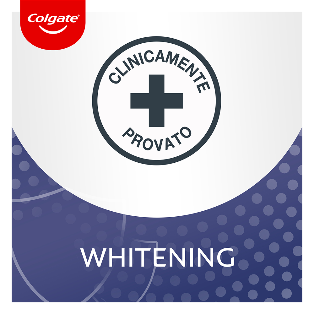 Colgate Dentifricio Sbiancante Total Whitening Protezione 24h di Protezione Attiva 75 ml, , large