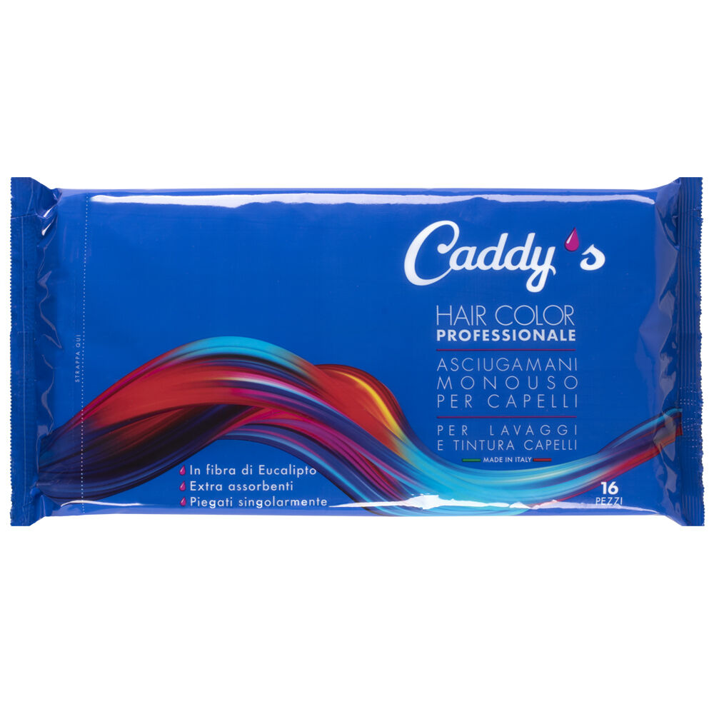 Caddy's Asciugamano Monouso Capelli 16 Pezzi, , large