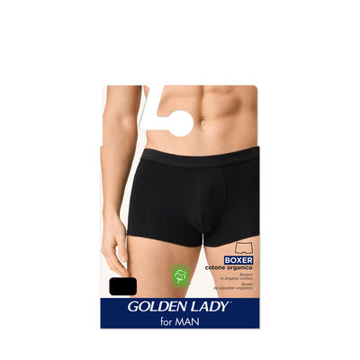 Golden Lady Boxer Uomo Nero Taglia 4M