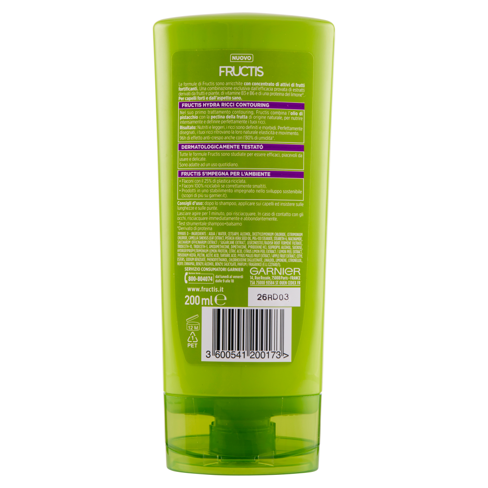 Fructis Hydra Ricci Contouring Balsamo 200 ml, , large