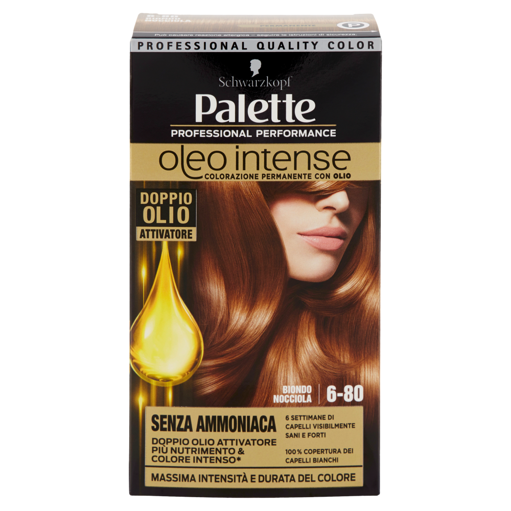 Palette Oleo Colorazione Permanente Biondo Nocciola N.6.80 - -