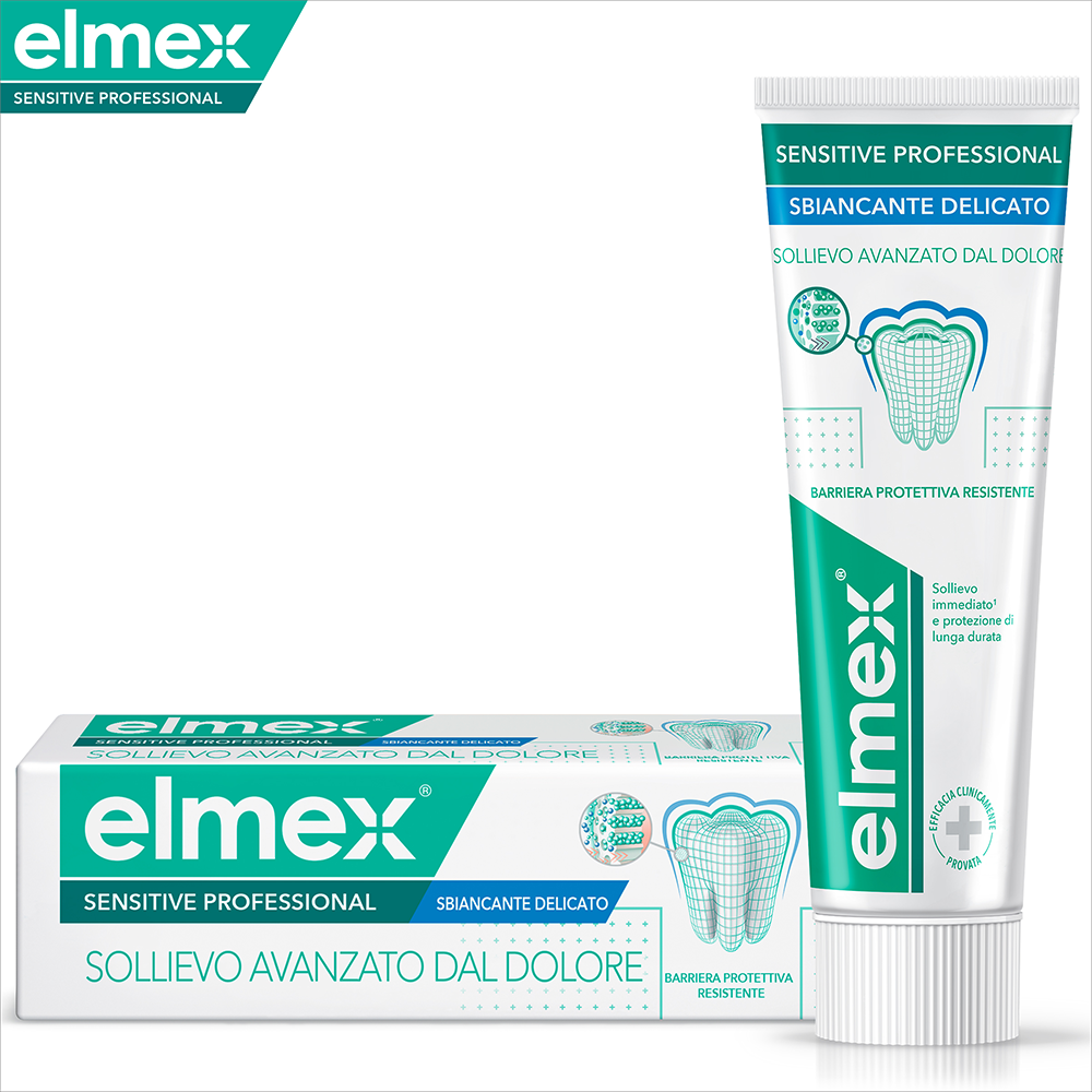 Elmex Dentifricio Sensitive Professional Sbiancante Delicato 75 ml, , large