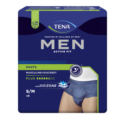 Tena Men Active Fit Pants Plus M 9 - slip assorbenti maschili
