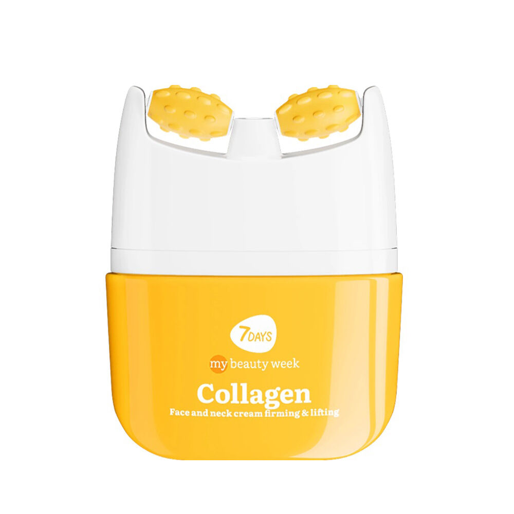 7Days Face, Neck And Décolleté Cream Firming And Lifting COLLAGEN & 3D Massager 40 ml, , large