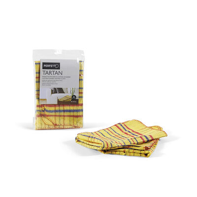La Piacentina Panno Polvere Scozzese 50x50 cm - Confezione da 2 pezzi