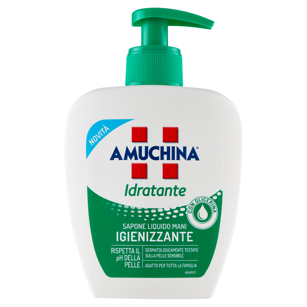 Amuchina Idratante Sapone Liquido Mani Igienizzante 250 ml, , large