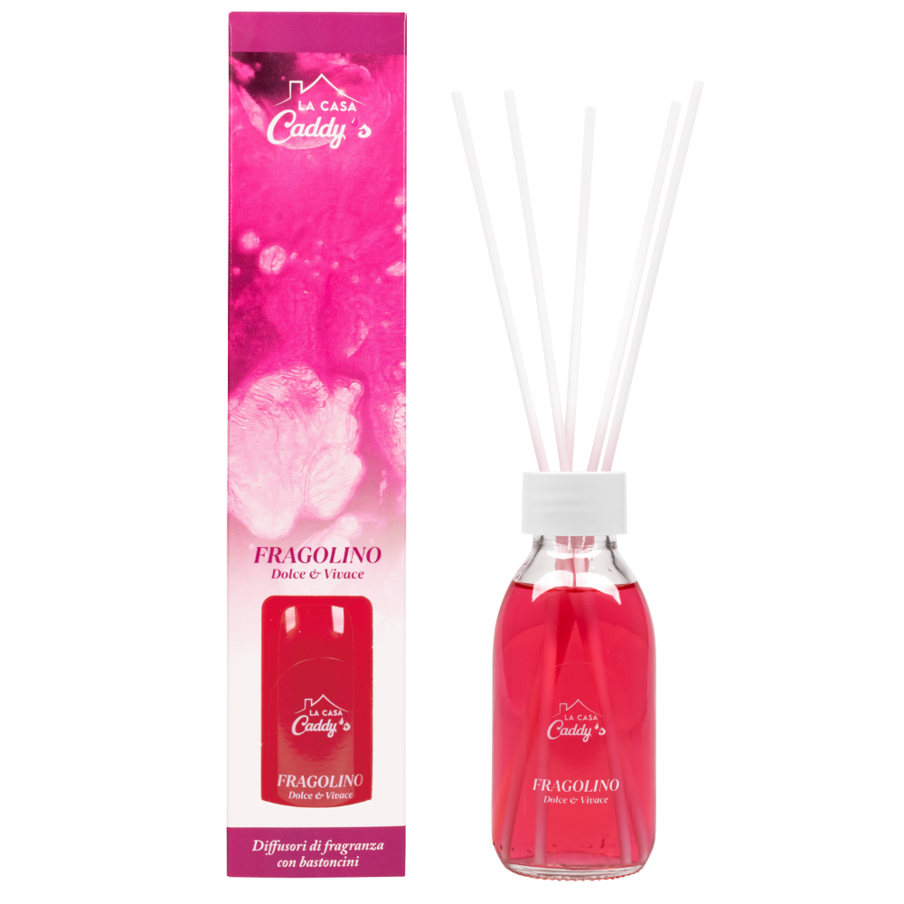 Caddy's Diffusore a Bastoncini Fragolino 125 ml - -