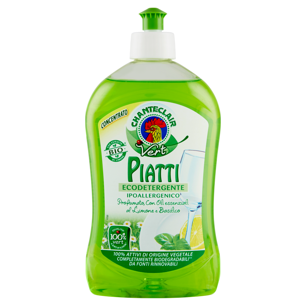 Chanteclair Vert Piatti Limone e Basilico 500 ml - -