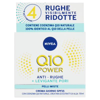 Nivea Q10 Anti-Rughe Minimizzante Pori Crema Giorno SPF 15 50 ml