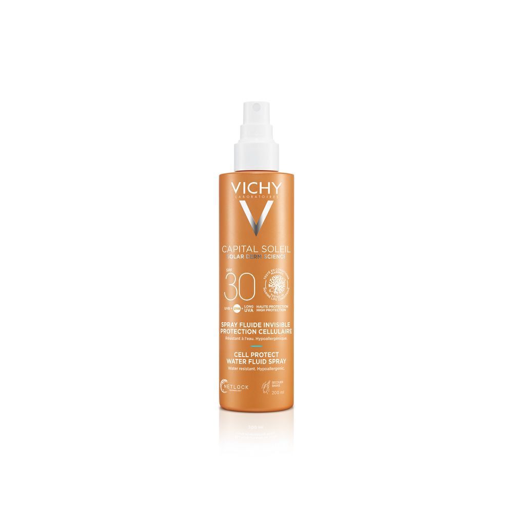 Vichy Capital Soleil Cell Protect Fluido Ultra Leggero Spray Spf 30 200 ml, , large
