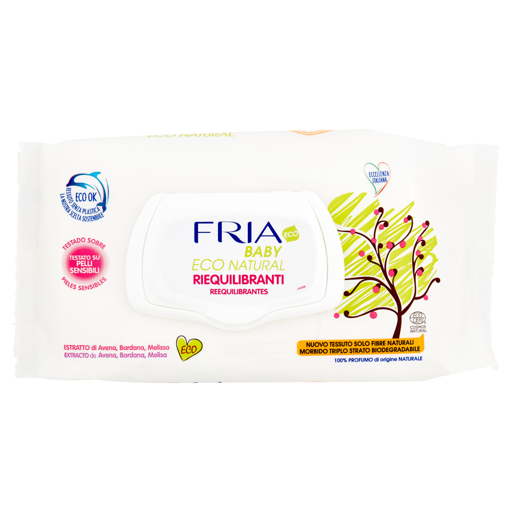 Fria Baby Eco Natural 72 Salviette, , large