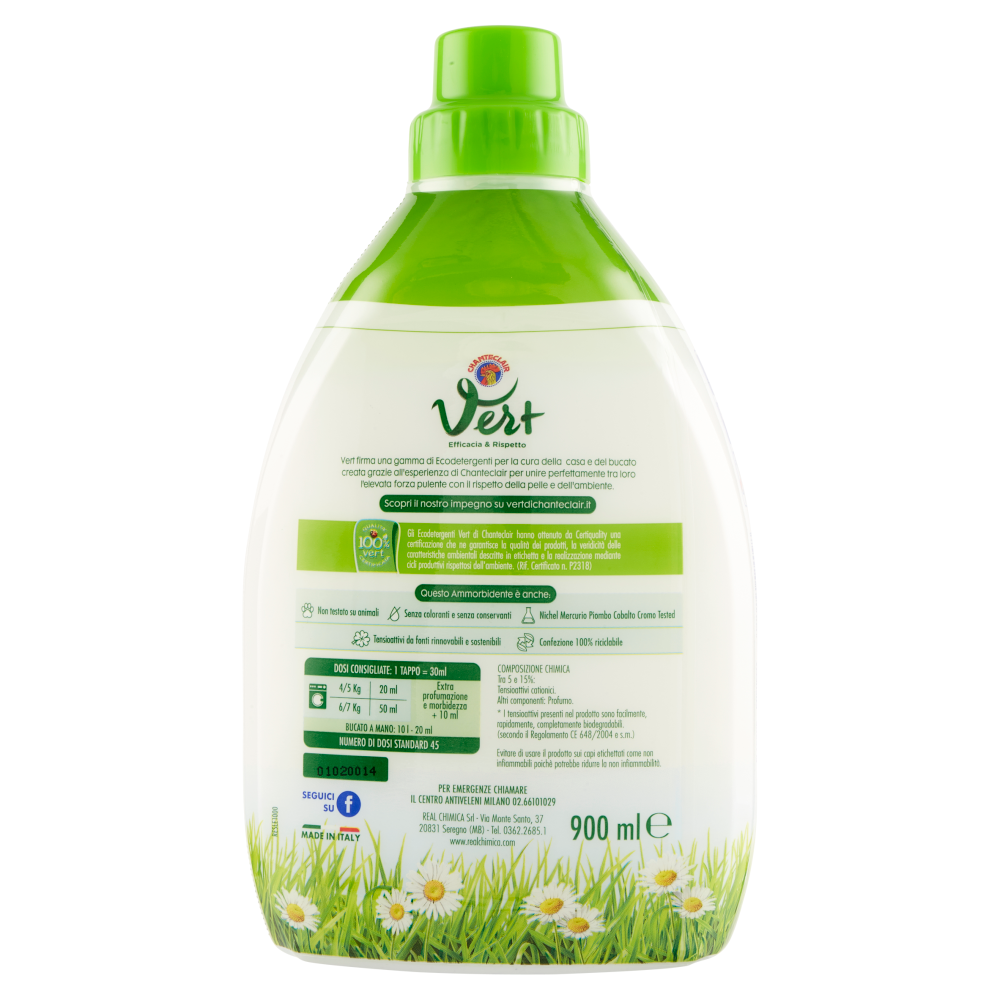 Chanteclair Vert Ammorbidente Concentrato Profumazione Assortita 900 ml, , large