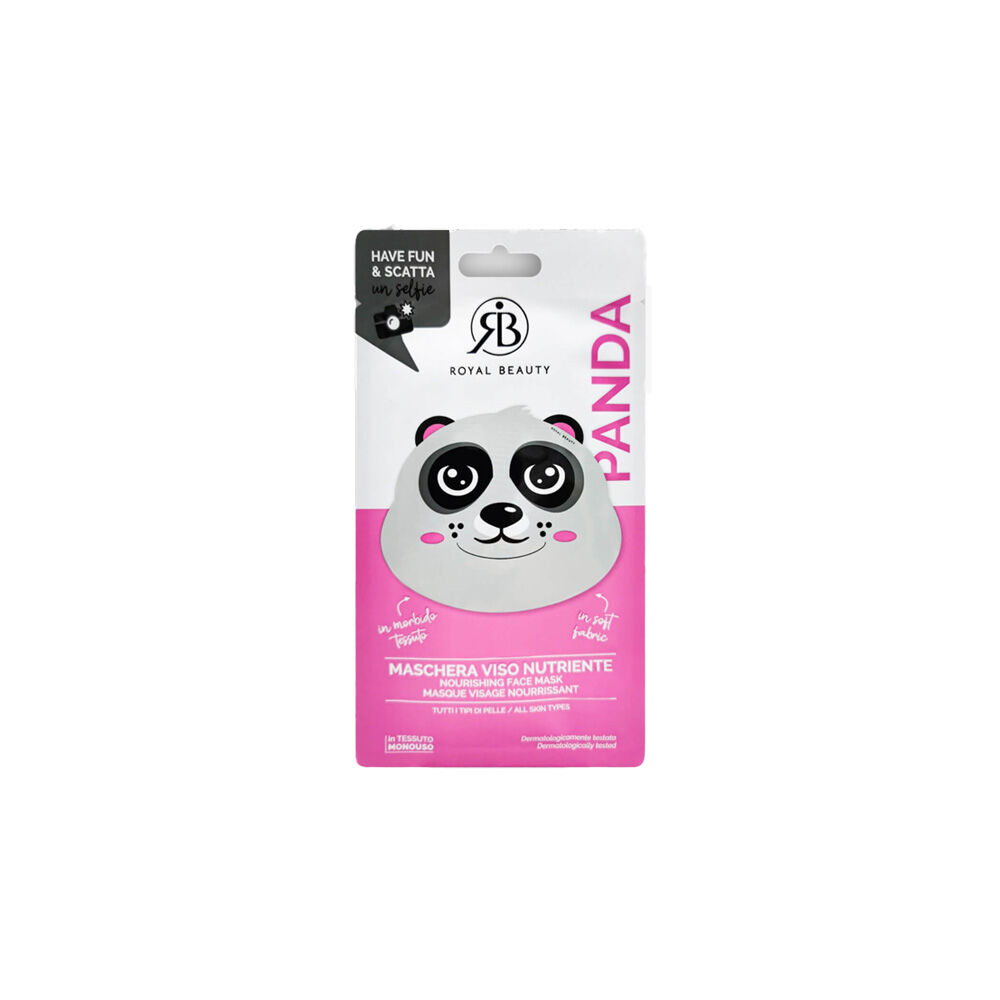 Royal Beauty Maschera Viso Nutriente in Tessuto - Panda - -