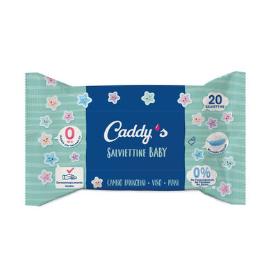 Caddy's Salviette Bimbo 20 Pezzi