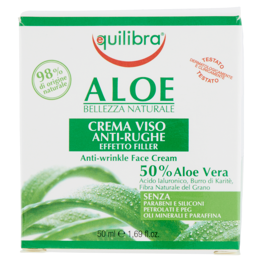 Equilibra Aloe Crema Viso Anti-Rughe Effetto Filler 50 ml, , large