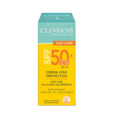 Clinians Crema Viso Protettiva Anti Age SPF 50+ 50ml