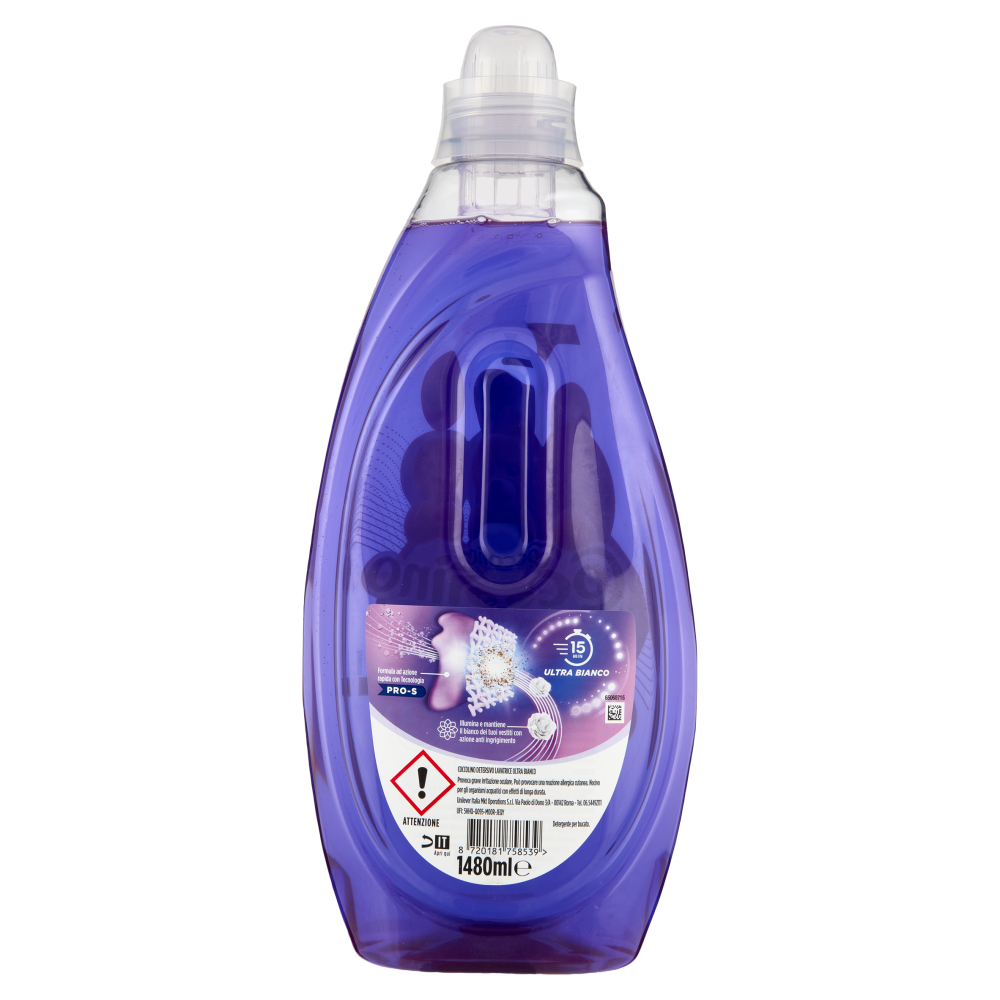 Coccolino Wonder Wash Detersivo Ultra Bianco 37 Lavaggi, , large