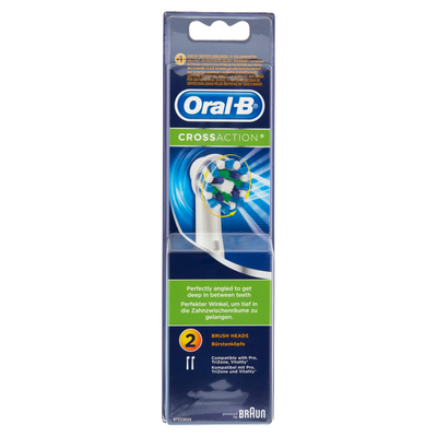 Oral-B Ricarica Elettrico Crossaction 2 Pezzi