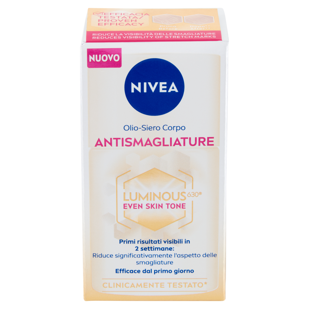 Nivea (Beiersdorf Spa) Nivea Luminous Olio Siero Anti Smagliature 100 Ml - Immagine 6