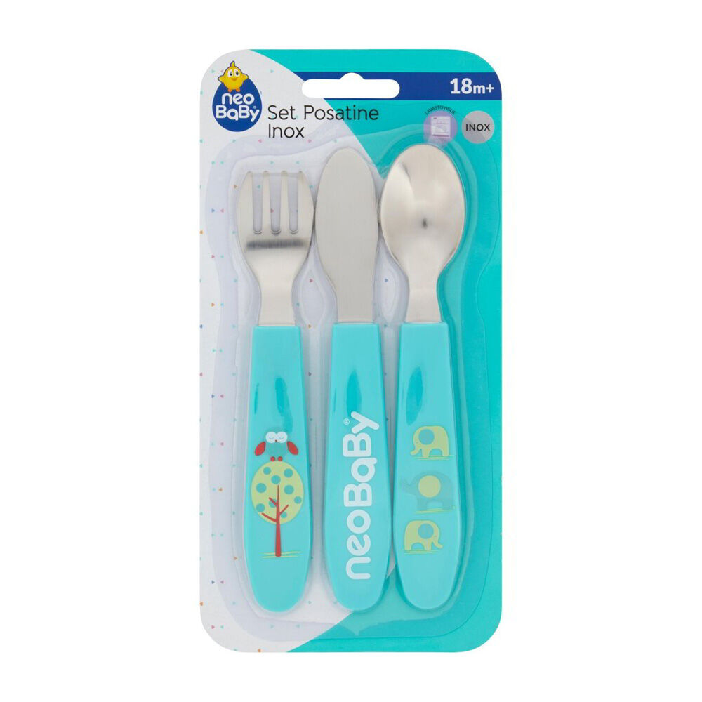 Neo Baby Set posate inox 3 pezzi	, , large