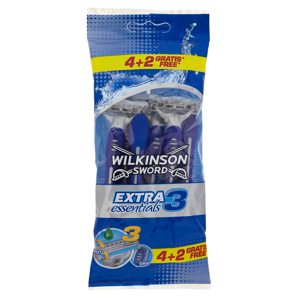 Wilkinson Sword Extra3 essentials 4+2, , large