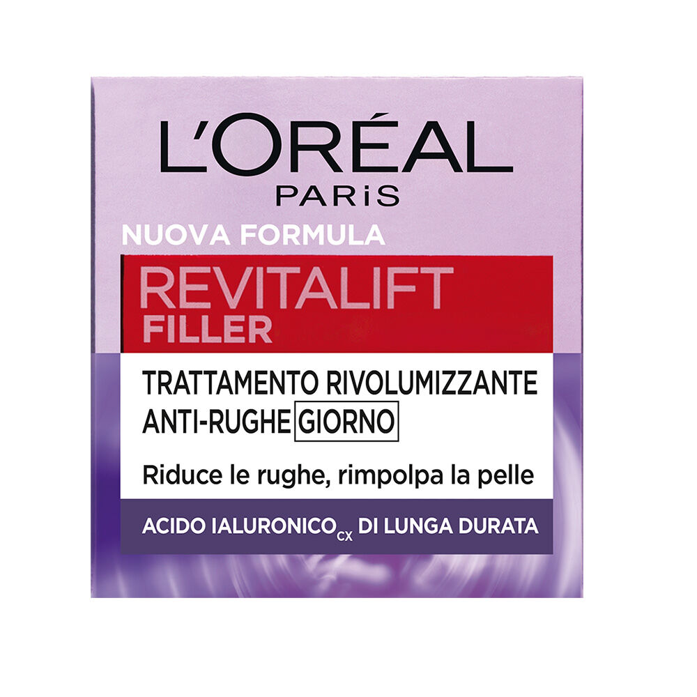 Loreal Donna Bianco L'oreal, L'oréal Paris Crema Viso Giorno Revitalift Filler, Azione Antirughe Rivolumizzante Con Acido Ialuronico Concentrato, 50 Ml., Taglia: Fasul - Immagine 7