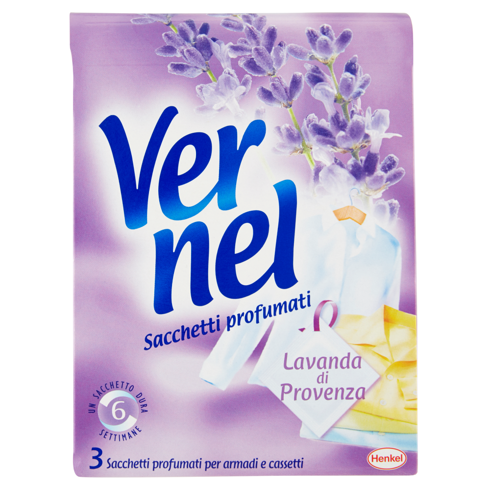Vernel Blu Sacchetti Bucato Profumati Assortiti, , large