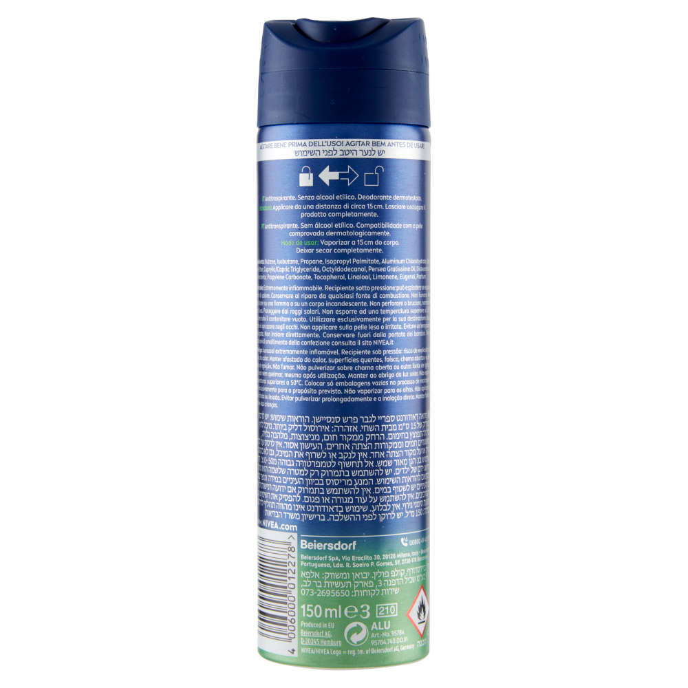 Nivea Men Fresh Sensation Anti-Perspirant 150 ml, , large