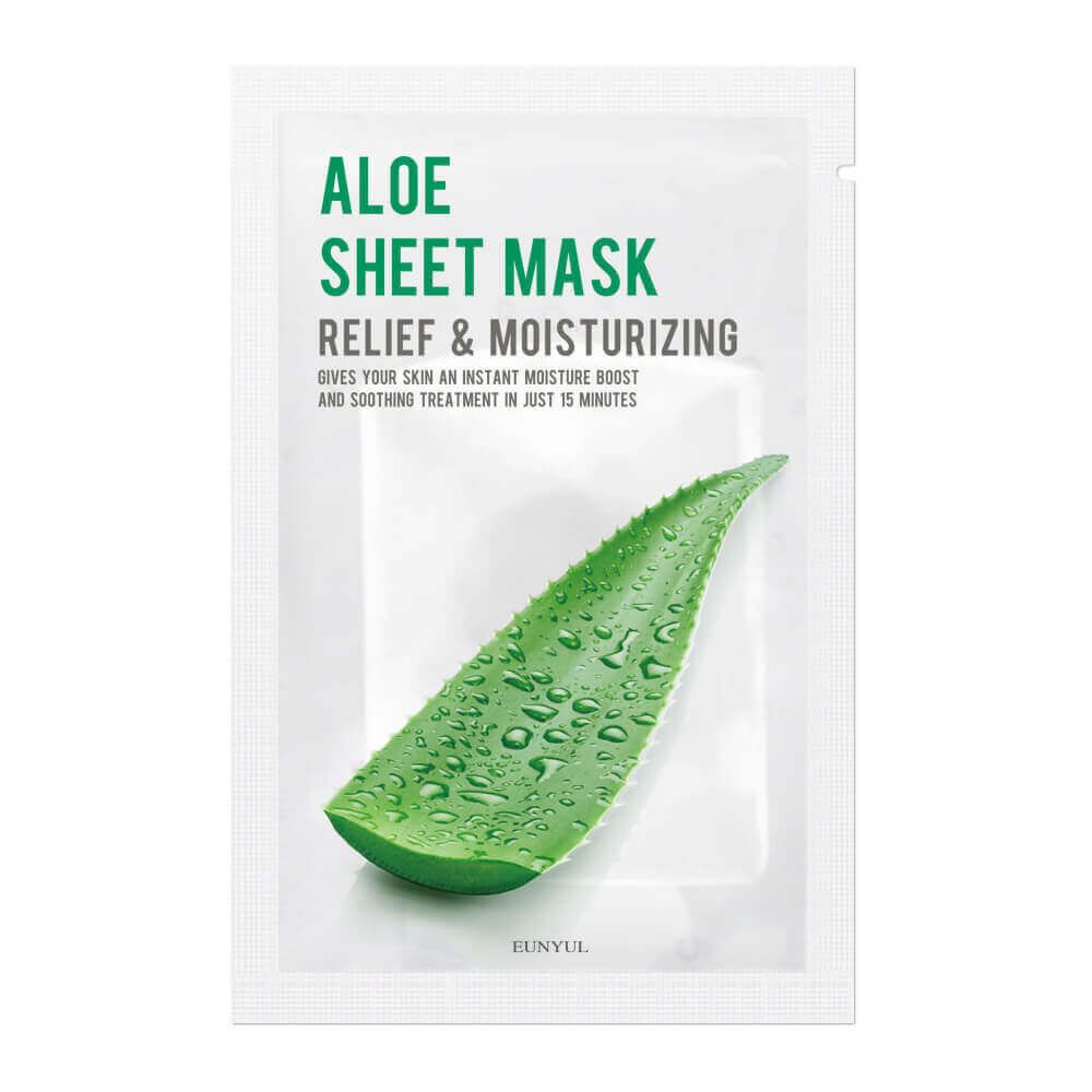 Eunyul Aloe Natural Moisture Sheet Mask Maschera Viso 22 ml, , large
