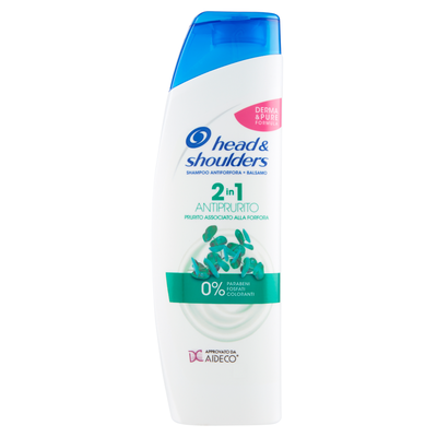Head & Shoulders Antiprurito 2In1 Antiforfora con Eucalipto Shampoo e Balsamo 225ml