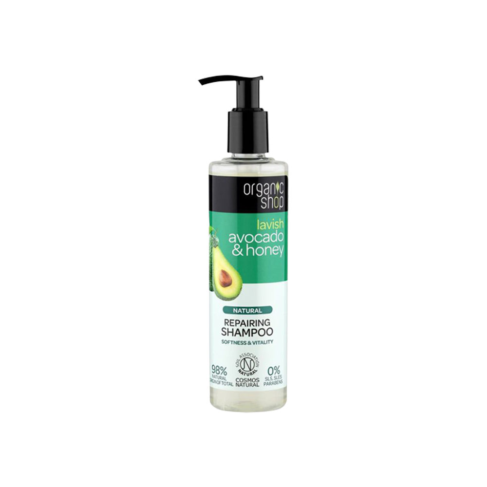 Organic Shop Shampoo RIstrutturante Avocado e Miele 280 ml, , large