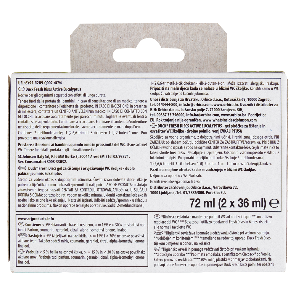 Duck Fresh Discs Doppia Ricarica Assortita 2 Ricariche, , large