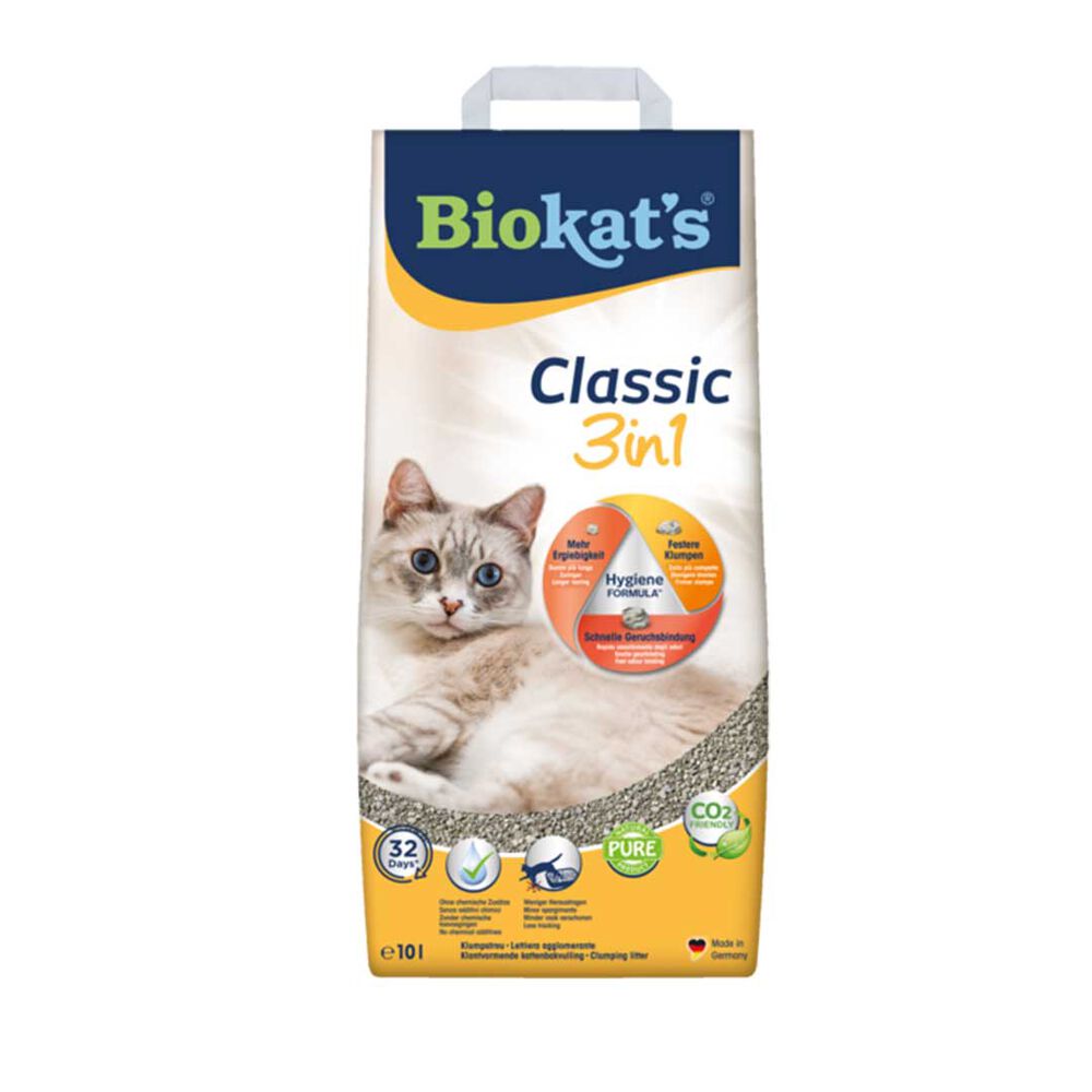 Biokat's Lettiera Natural Classic 10 Kg,  Biokat's Lettiera Natural Classic 10 Kg, , large