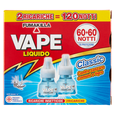Vape Liquido Classic Ricarica 2 x 36 ml