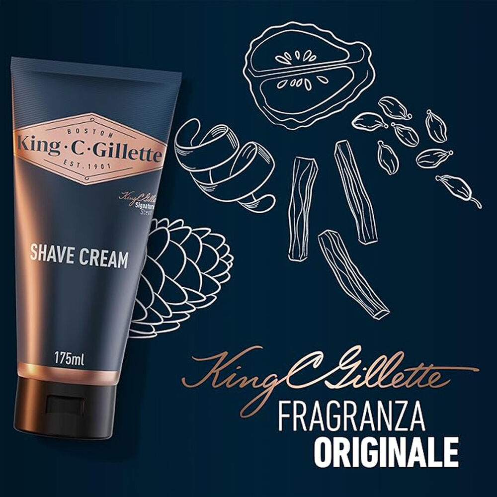 Gillette King C. Crema da Barba 175ml, , large