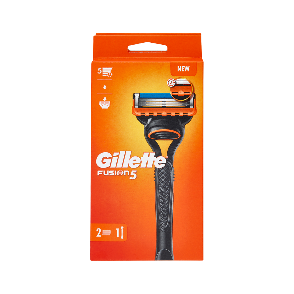 GILLETTE Fusion 5 - Rasoio Manuale + 2 Lamette - Immagine 5