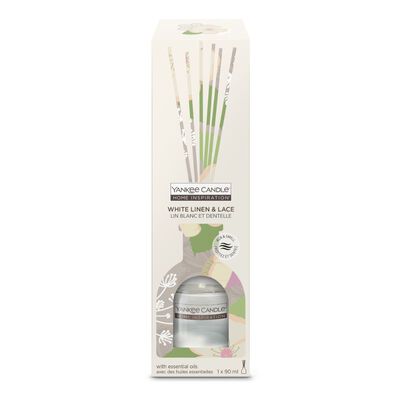 Yankee Candle Bastoncini Profumati White Linen and Lace 90 ml